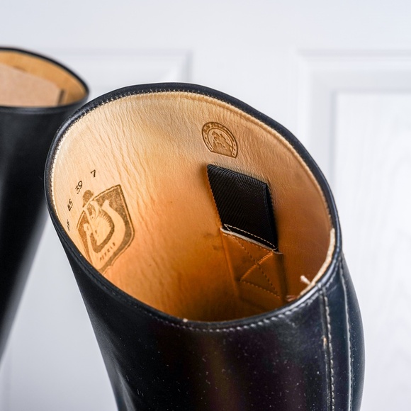 Tall Riding Boots Vintage Equestrian Dressage Foxhunting - Picture 7 of 12